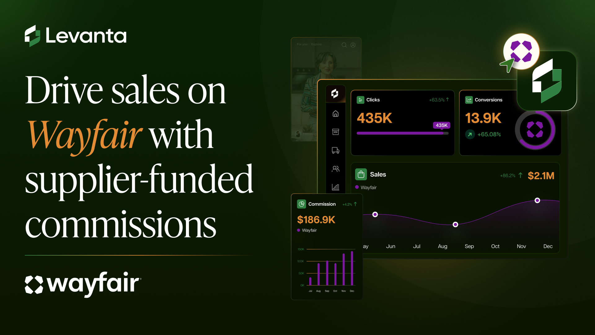 Wayfair Supplier Affiliate Program powered by Levanta